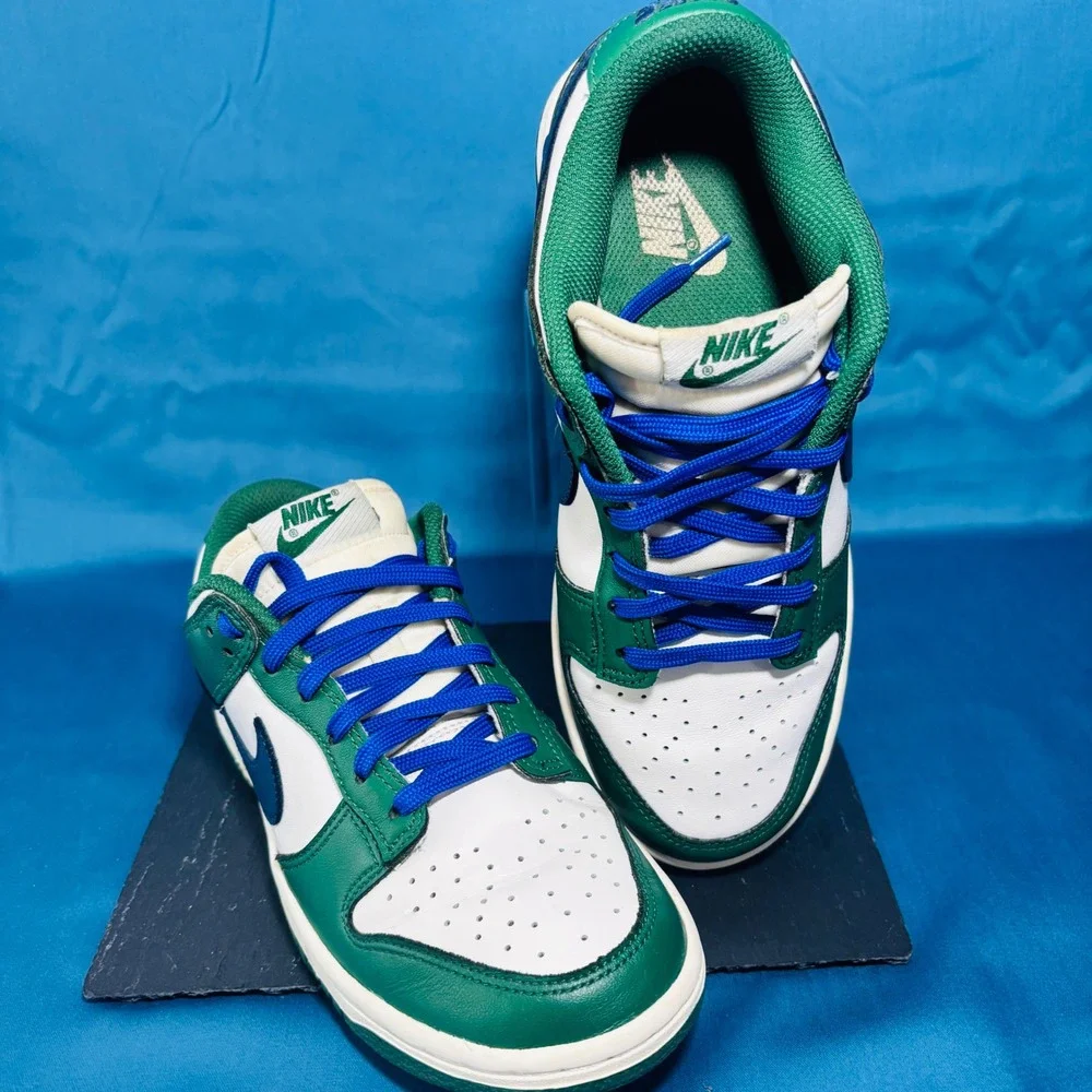 Nike Dunk Low Gorge Green Midnight Navy Women's 5 DD1503-300 Sneakers